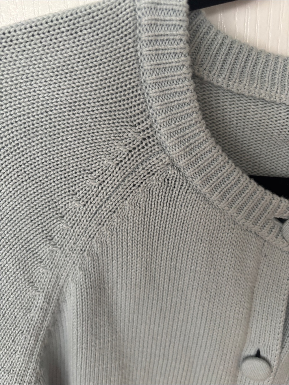 Universal Thread Pale Blue Button-Front Cropped Cardigan - Picture 4 of 5